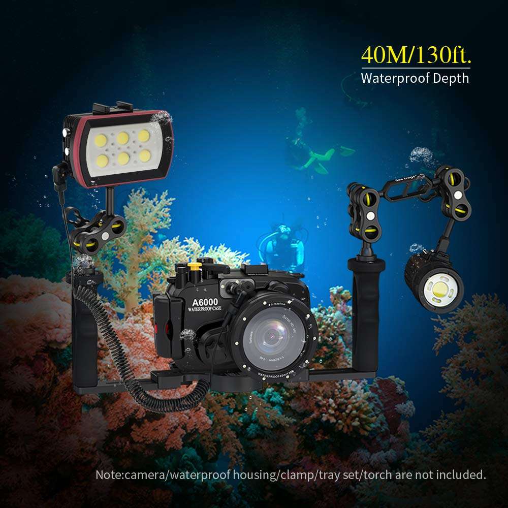 Meikon SL-22 Model 6000LM 40m/130ft Video Light for Professional Diving… 2