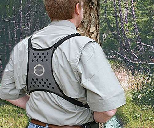 Eyeskey Binoculars Harness Light-Weight Breathable Comfortable Binocular Strap Harness -Easy to Attach and Detach Binoculars, Cameras and Rangefinders, 4oz 3