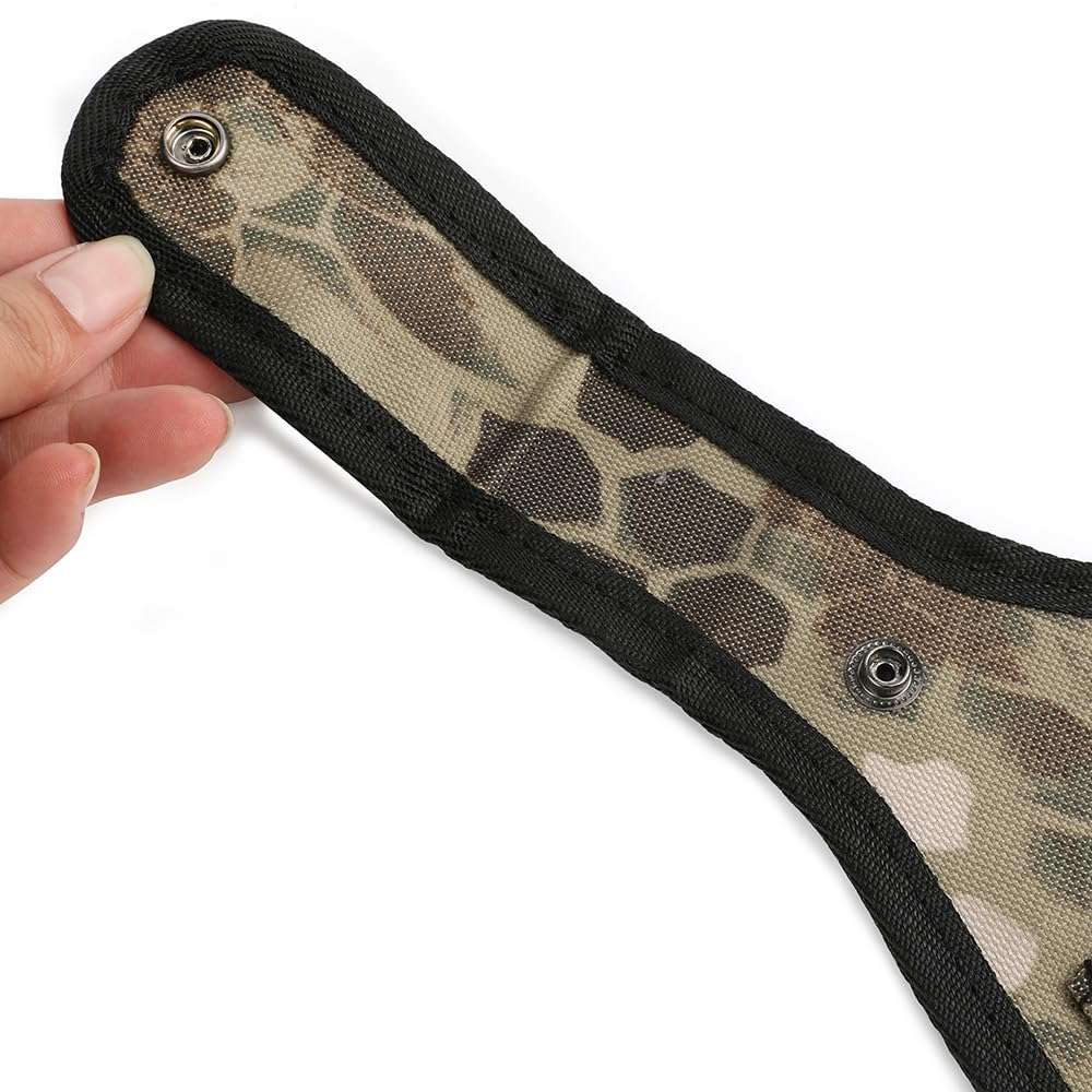 SHARROW Archery Crossbow Arrow Quiver Tubes Strap Camo Waist Crossbolt Arrow Pocket Holder Waist Belt Outdoor Shooting Hunting Accessories (Light camo) 4