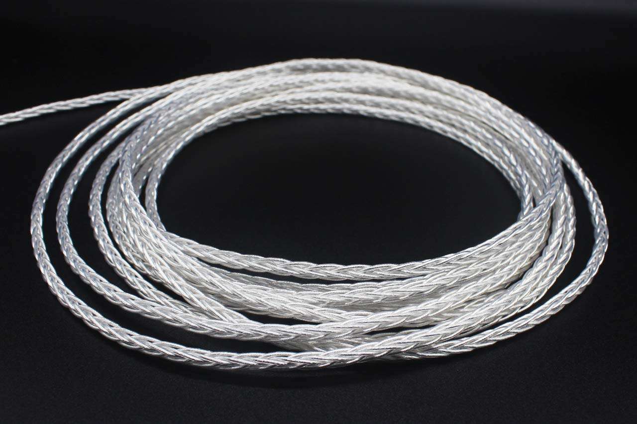 Youkamoo 4-Pin XLR to 4.4mm Balanced 4 Pole Female Headphone Audio Adapter Cable 15CM, 8 Core Silver Plated Adapter Cable 6