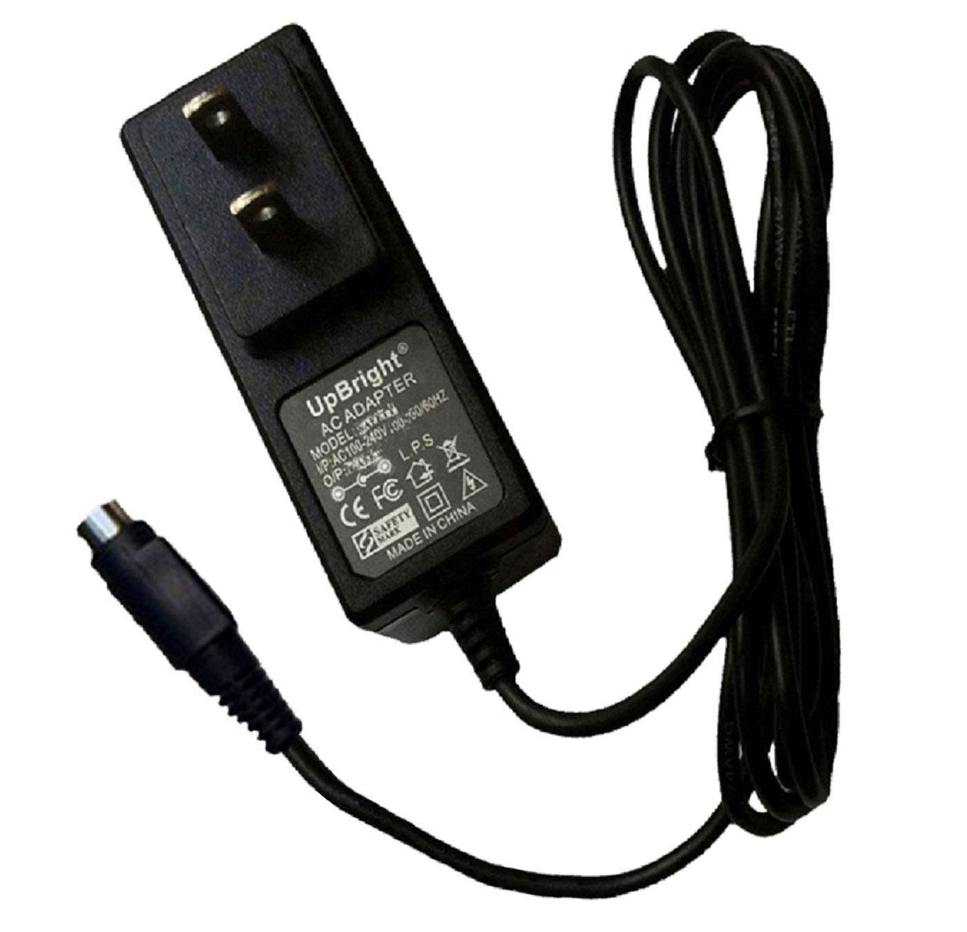 UpBright 3-Pin DIN 9V AC/DC Adapter Compatible with QSR SR Automations DSA-20D-12 1 090180 P/N 133-8112 DVE DSA-20D-121 090180 DSA-20D-121090180 DC9V 2A 9VDC 2000mA 9.0V Switching Power Supply Charger 1