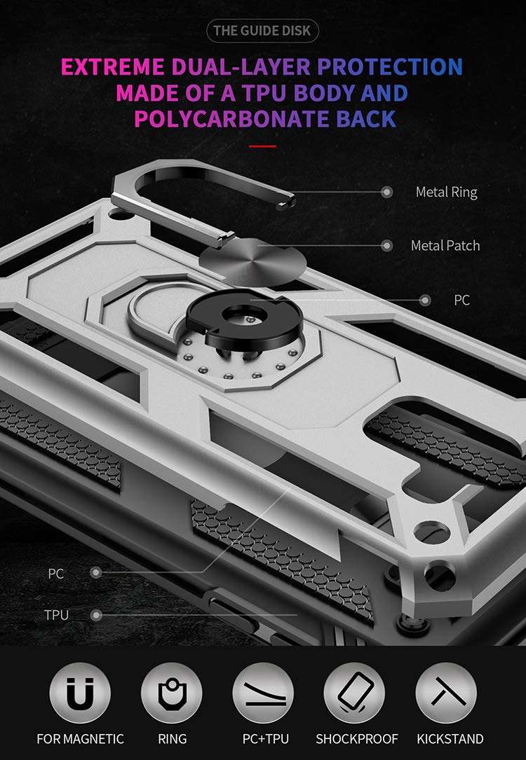 Galaxy J6 2018 Case,360 Degree Rotating Ring Holder Kickstand Case for Samsung SM-J600G/DS Galaxy J6 2018 / SM-J600GF/DS SM-J600FN/DS SM-J600FZ SM-J600F / SM-J600G Galaxy On6 2018 Case Cover Red 2