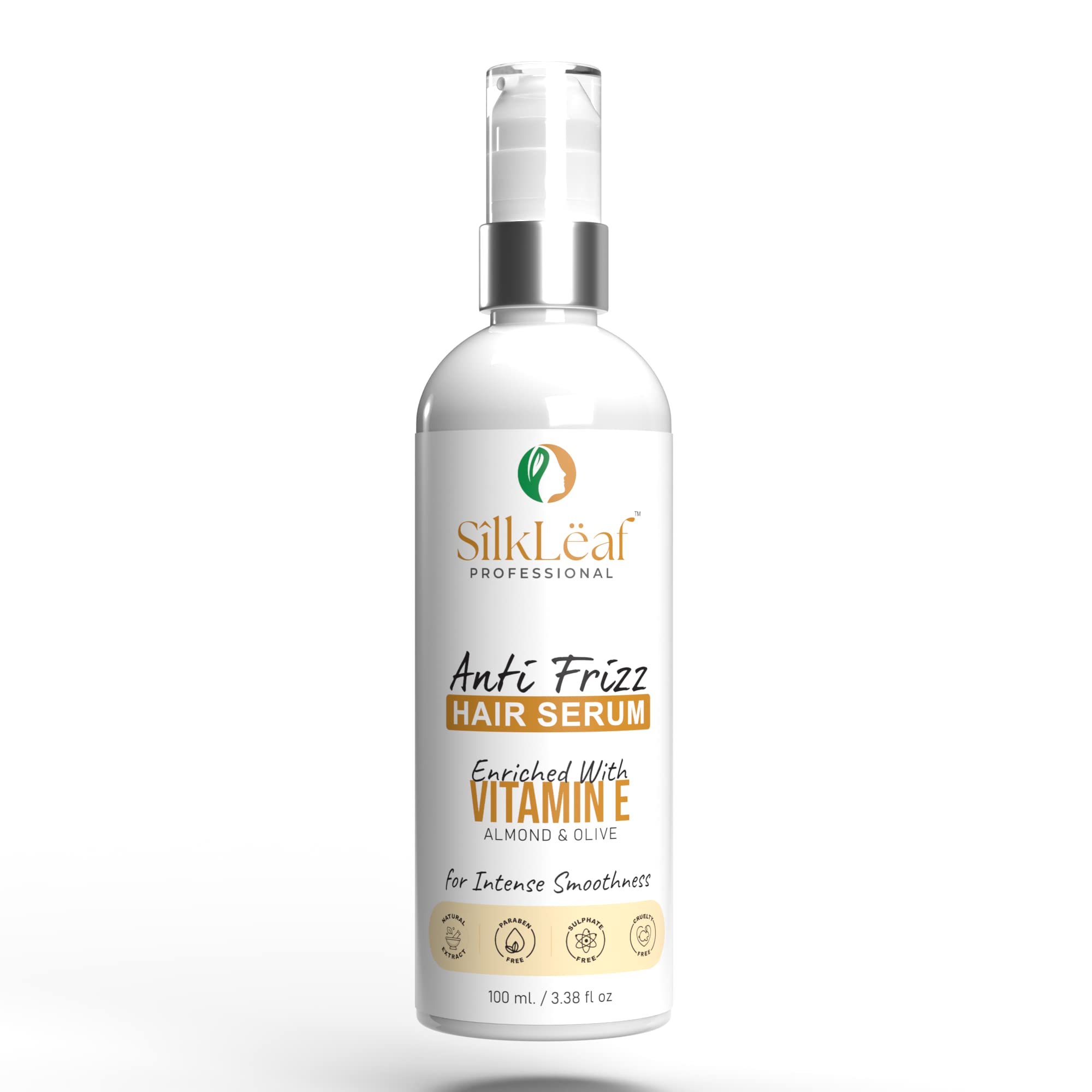 Silk Leaf Professional | Hair Oil & Hair Serum | Natural Extract | Parabeen Free | Sulphate Free | Cruelty Free - 100ml+100ml Pack Of 2 3