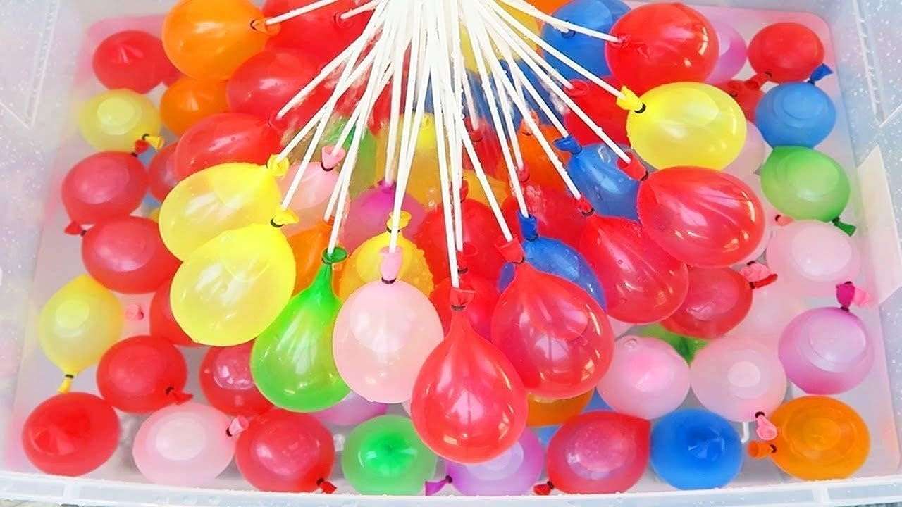 eCraftIndia Pack of 3 (111 balloons) Holi Water Balloon/Quick Water Filling Balloons for Kids Boys, Girls - Festival Summer Fun - Gift Item for Family, Friends, Children 3