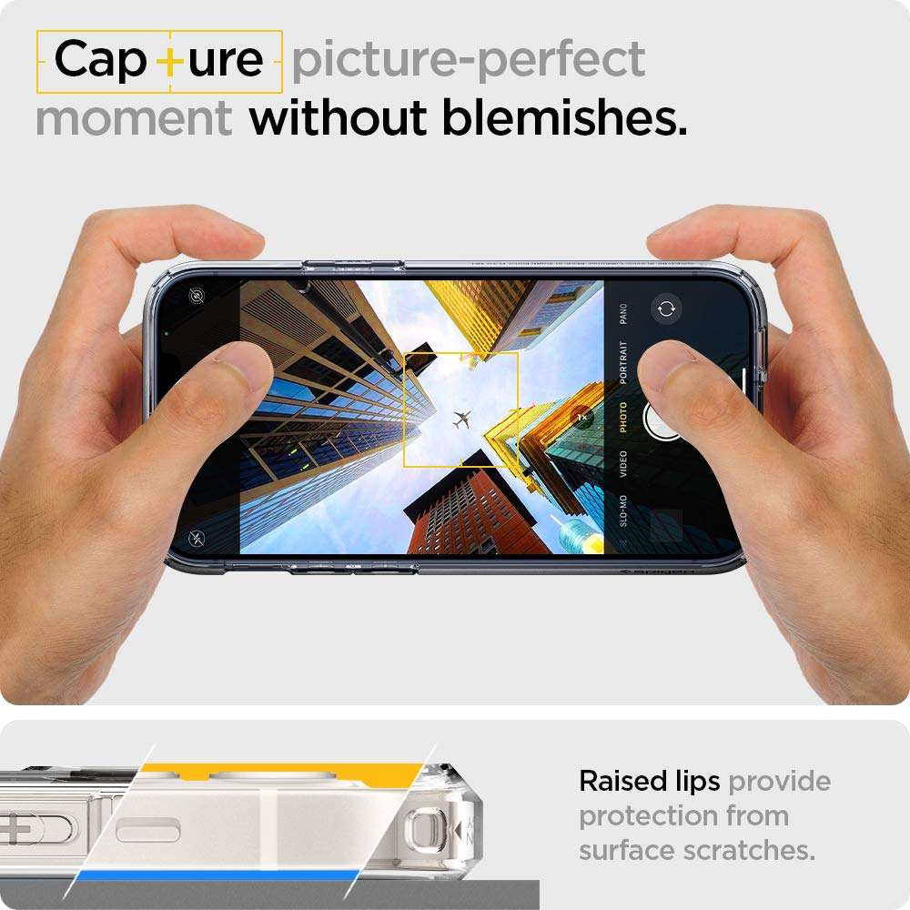 Spigen for iPhone 12 Mini Case, Ultra Hybrid [No Magnet Ring][Anti-Yellowing] - Crystal Clear 5