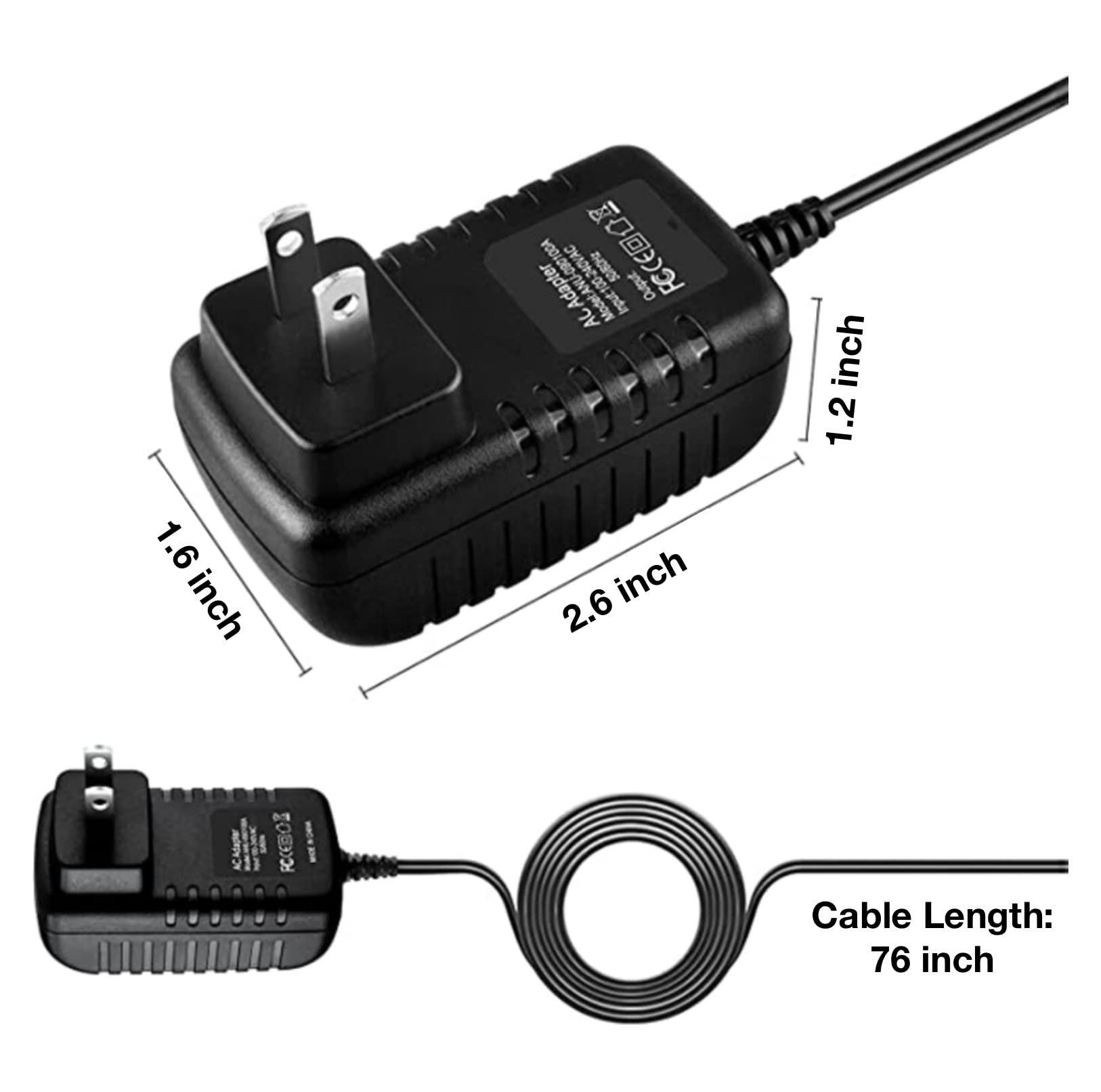 Onerbl 24V AC/DC Adapter Compatible with Parks 811-B 811-bl 811-BTS Detector TRG1524 865-6002-00 984000602 984002200R 984-000602 984-002200R 984-0006-02 984-0022-00R Power Supply Battery Charger 4