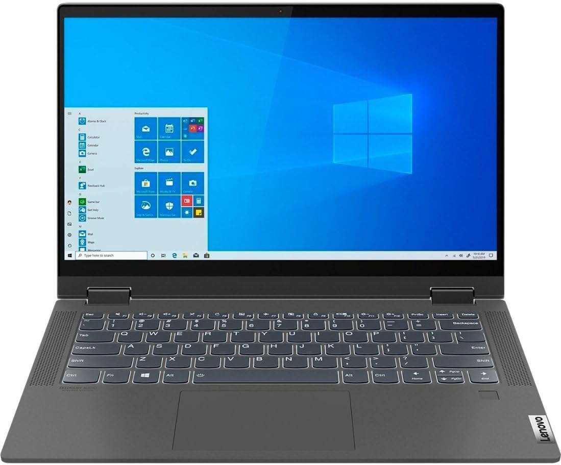 Lenovo IdeaPad Flex 5 2-in-1 Laptop，15.6" FHD (1920x1080) IPS，Touch，Intel Core i5 1135G7 4-core 2.4 GHz，8GB Memory, 512 GB SSD, Backlit KB, Fingerprint, Wi-Fi6, Win11, Graphite Gray, W/GaLiMu 4