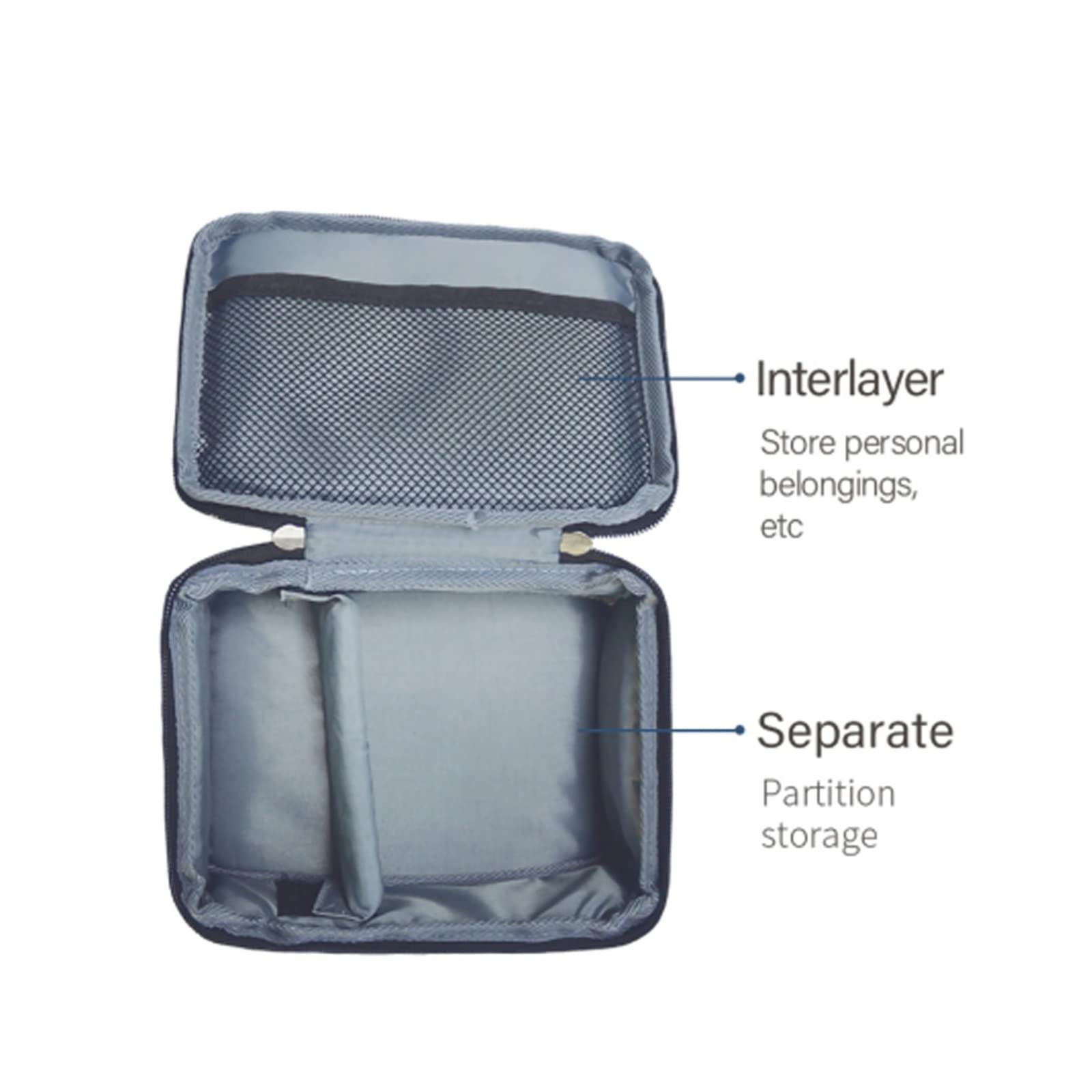 SEPTAM Video Projector Bags & Cases Portable Projector MiniBag Accessories Storage Protection Box Small Travel Bag (Color : Black) 3