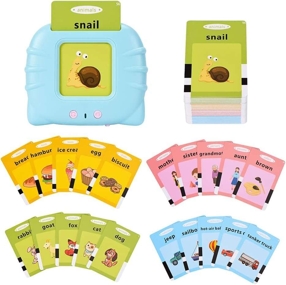 Royaldeals Toys Talking English Words Flash Cards for Kids Early Educational Learning Device Toy 5