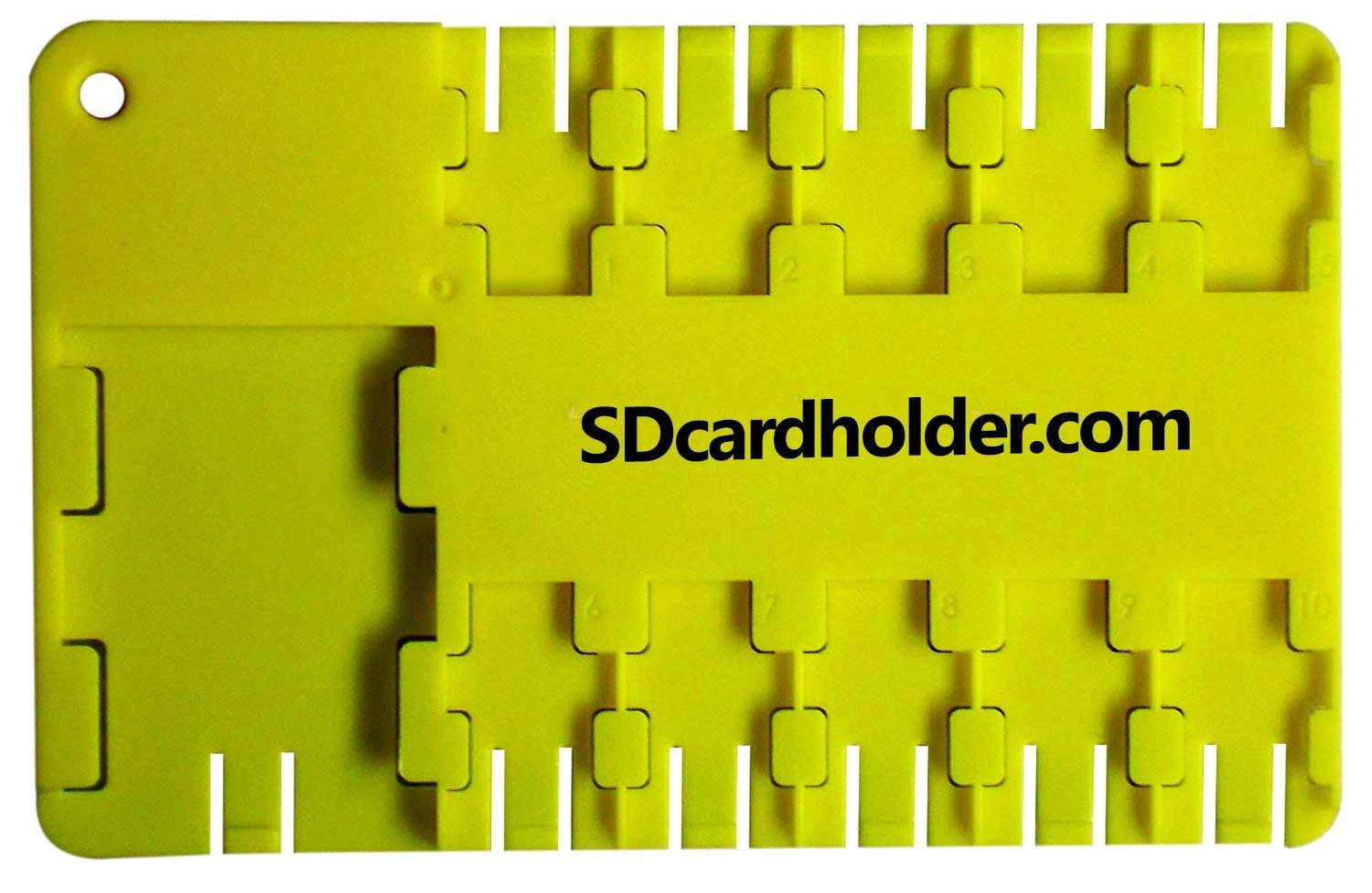 Micro SD card holder - YELLOW 2