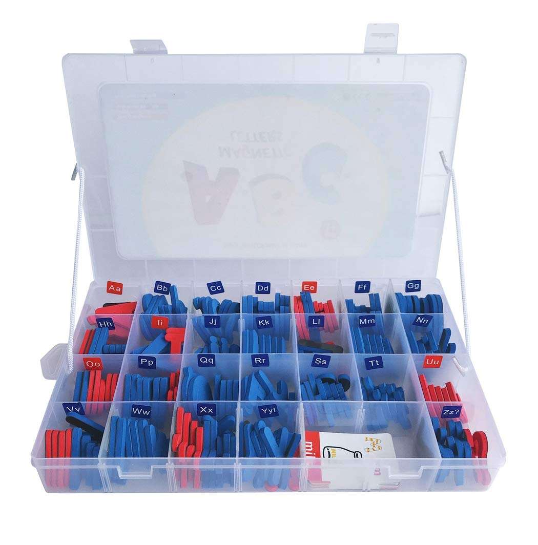 HoneyJar Magnetic Words and Letters，OUSL Preschool Learning Toys 238 Pcs Magnets Fridge Foam Letters Numbers Symbols Cards Kit 1