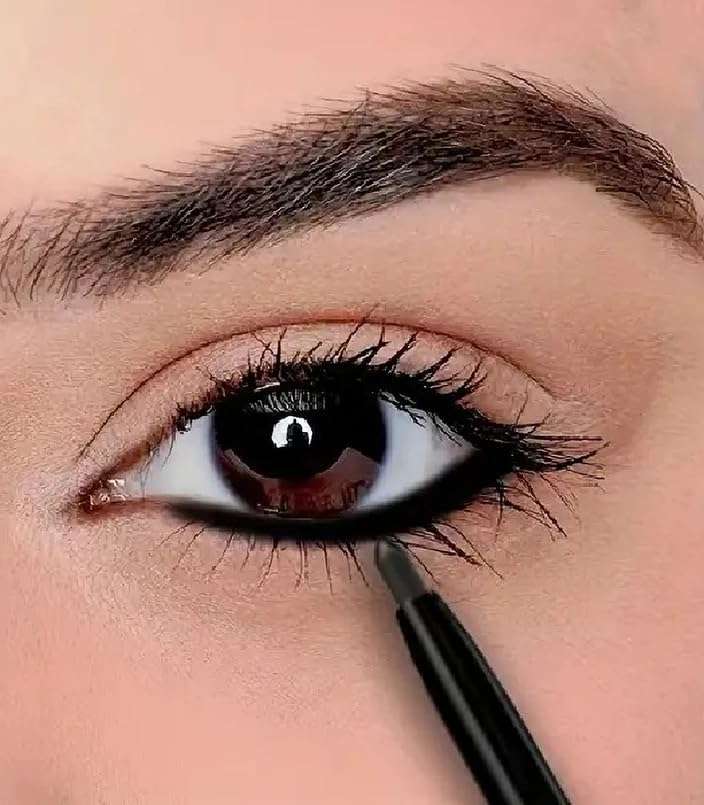 Gel Eyeliner and Smudge Proof Waterproof Kajal | 24Hrs Lasting Drama | Waterproof Kajal Black 5