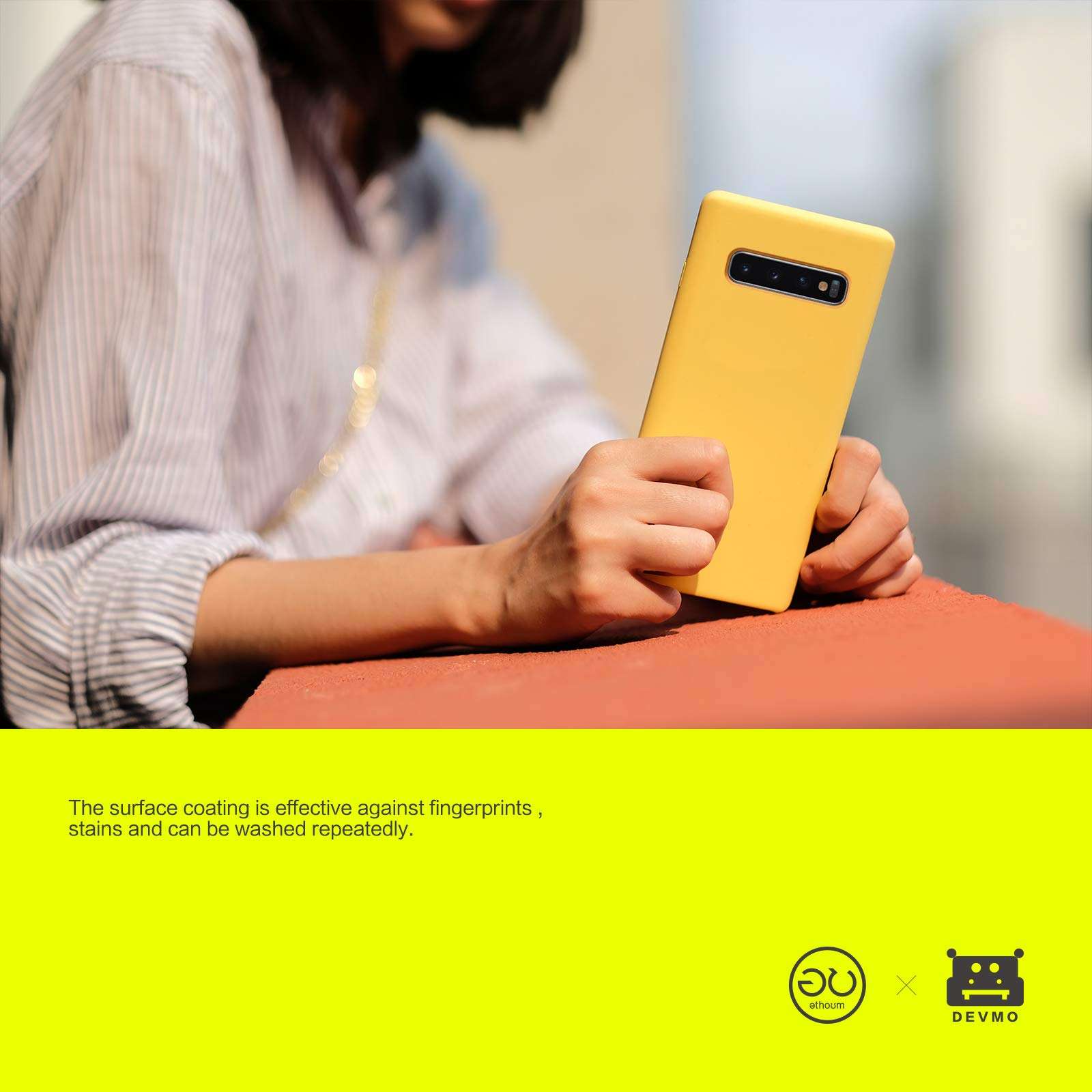 Liquid Silicone Phone Case for Samsung Galaxy S10 Plus S10+ G975 G975U 6.4"/Full Body Protection/Shockproof/Gel Rubber/Cover Case Drop Protection Gem Green 4