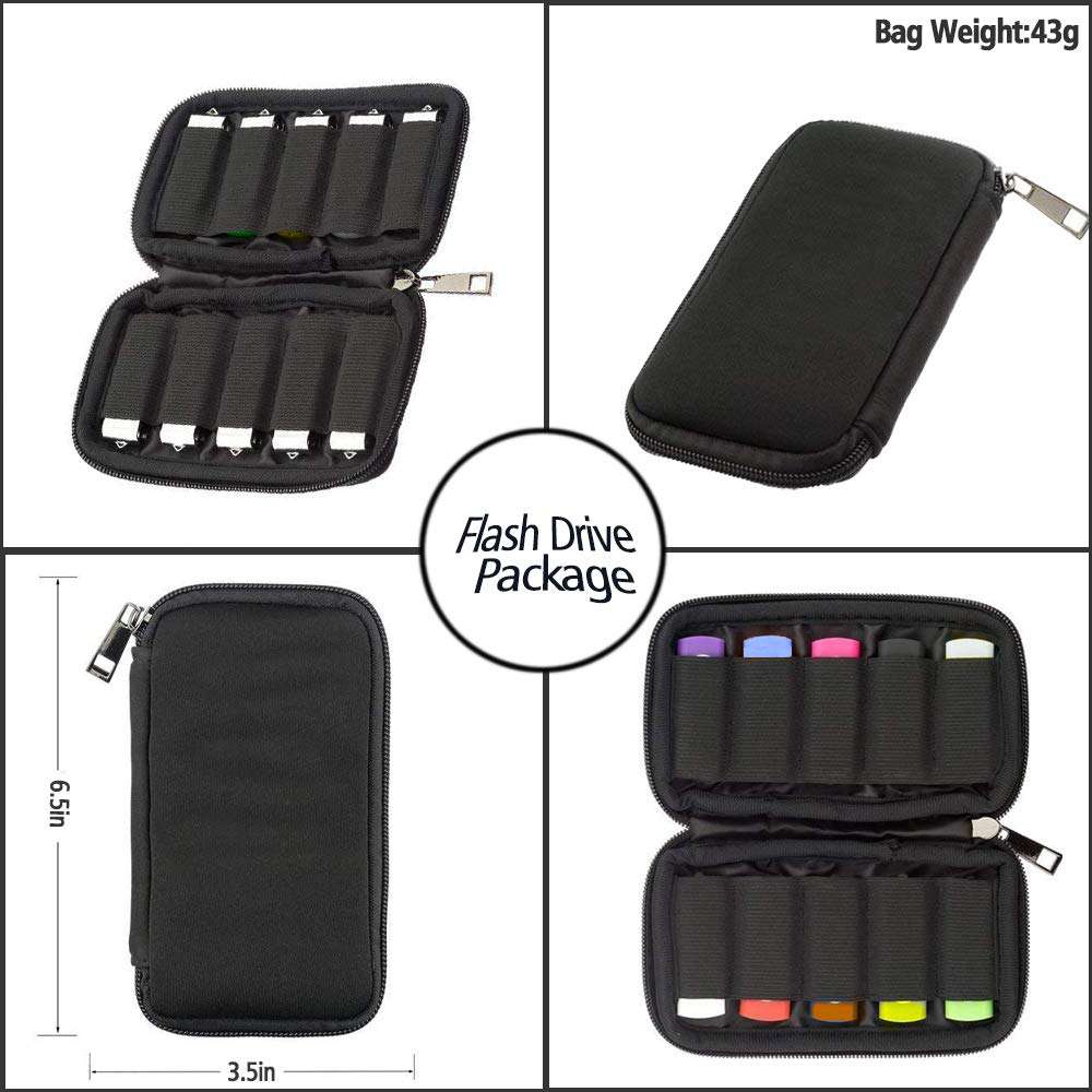 200pcs Flash Drive Case USB Storage Case JBOS USB Holder Storage Bag for USB Flash Drive Electronic Accessories Organizer for USB Flash Drive, USB Case, Thumb Drive Caes, Jump Drive Case 5