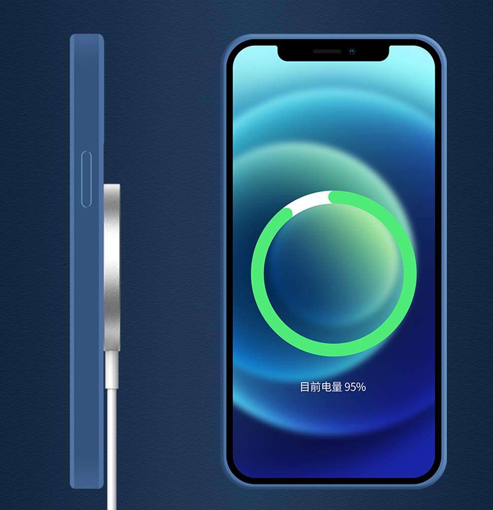 Wcysin Soft Magnetic Case for iPhone 12 Pro Max with Mag-Safe Charging,with a magsafe protective sleeve，Thin Cute Shockproof Protective Case for i-Phone 12 Promax 6.7 (Pink) 2