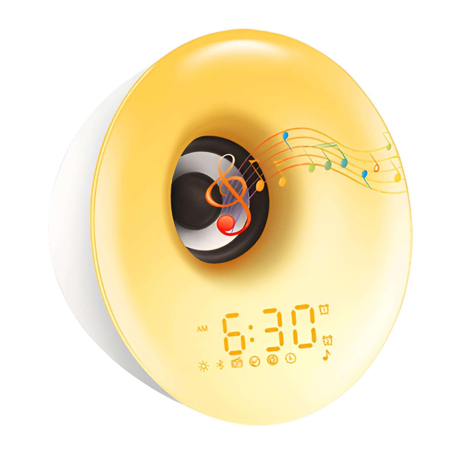 Sunrise Alarm Clock Wake Up Light with Sunrise/Sunset Simulation, Dual Alarms, Snooze Sleep Aid, FM Radio, Sleep Timer for Kids, Adults, Heavy Sleepers 1