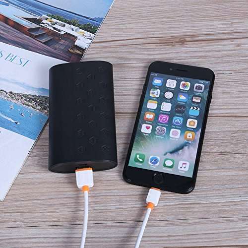 Crazy-Store 3-Slot 18650 Battery Charger DIY Box Mobile Power Bank Case Kit (Black) 3