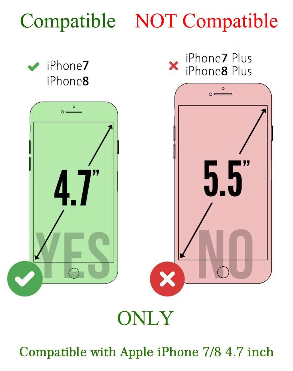 iPhone 8 Marble Case/iPhone 7 Case for Girls,GOLINK Glossy Marble Series Slim-Fit Ultra-Thin Anti-Scratch Shock Proof Dust Proof TPU Gel Case for iPhone 7/8 - Black Marble 6