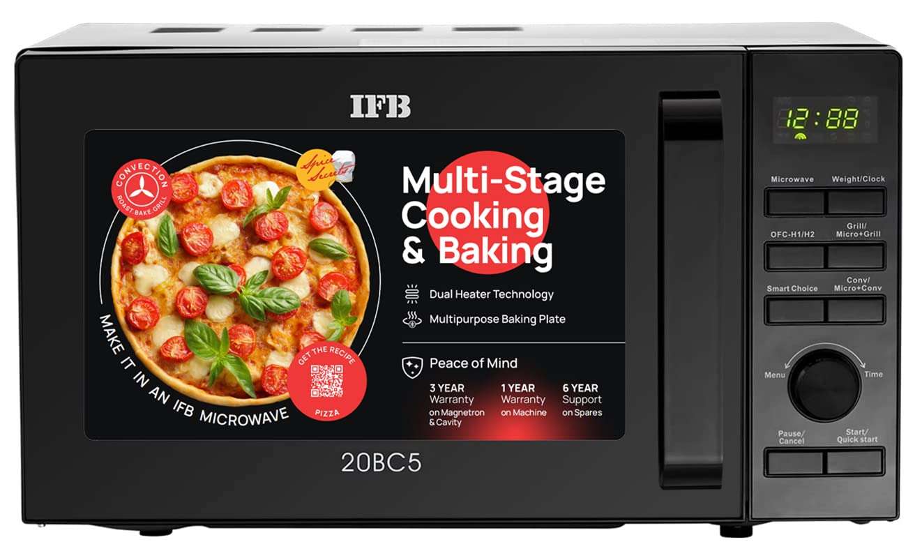 IFB 20 L Convection Microwave Oven (20BC5, Black, With Starter Kit) 1