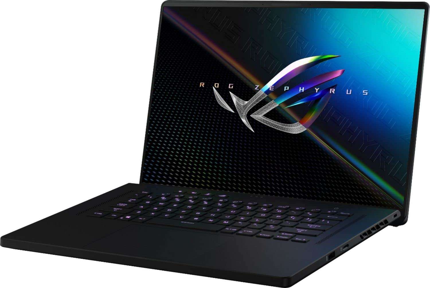 ASUS ROG Zephyrus M16 Gaming Laptop, 16" WQXGA 16:10 165Hz Screen, Intel Core i9-11900H Processor, NVIDIA GeForce RTX 3060 Graphics, 40GB RAM, 1TB SSD + 2TB SSD, Backlit Keyboard, Windows 10 Home 3