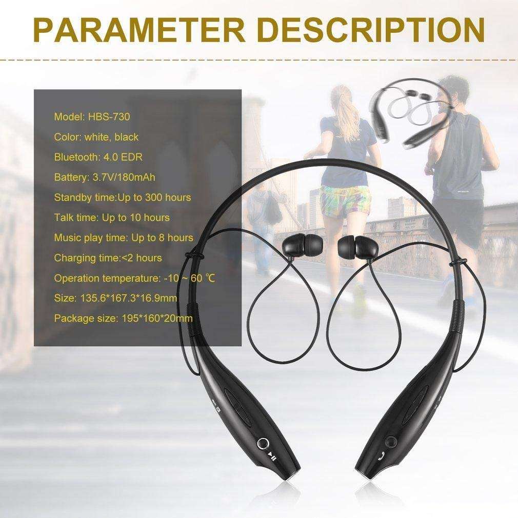 Wireless Bluetooth For Samsung Galaxy Ace 4 LTE G313 Bluetooth Headphone Headset Hands-Free Gaming Earphone With Mic Noise Isolating Stereo Gaming & Music Sound Quality, Sweatproof Sports Headset,Professional Bluetooth 5.1 Wireless Stereo Sport Hi-Fi Sound Hands-Free Calling - ( Black , B1, HBS730 ) 6