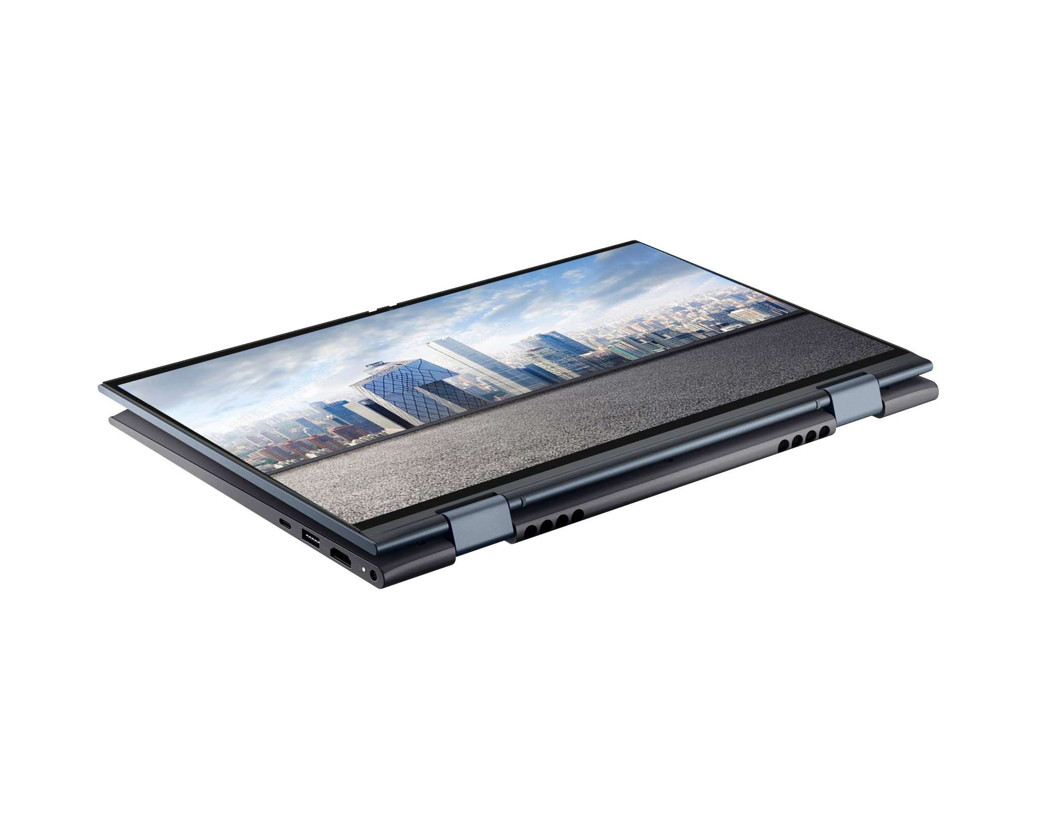 DELL 2022 Inspiron 7415 2-in-1Touchscreen Business Laptop, 14" Full HD, AMD Ryzen 7 5700U (8 cores), 32GB RAM, 2TB PCIe SSD, HDMI, WiFi 6, FP Reader, Backlit KB, Windows 11 Enterprise, Blue 4