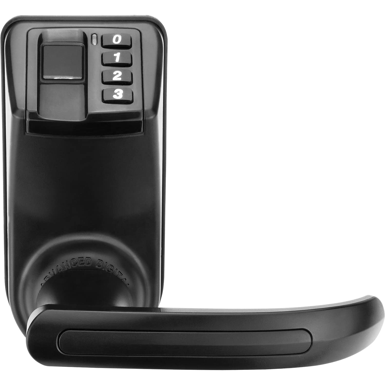 Barska EA12442 Digital Fingerprint Biometric Keypad Security Door Lock with Reversible Handle for Keyless Entry, Black 2