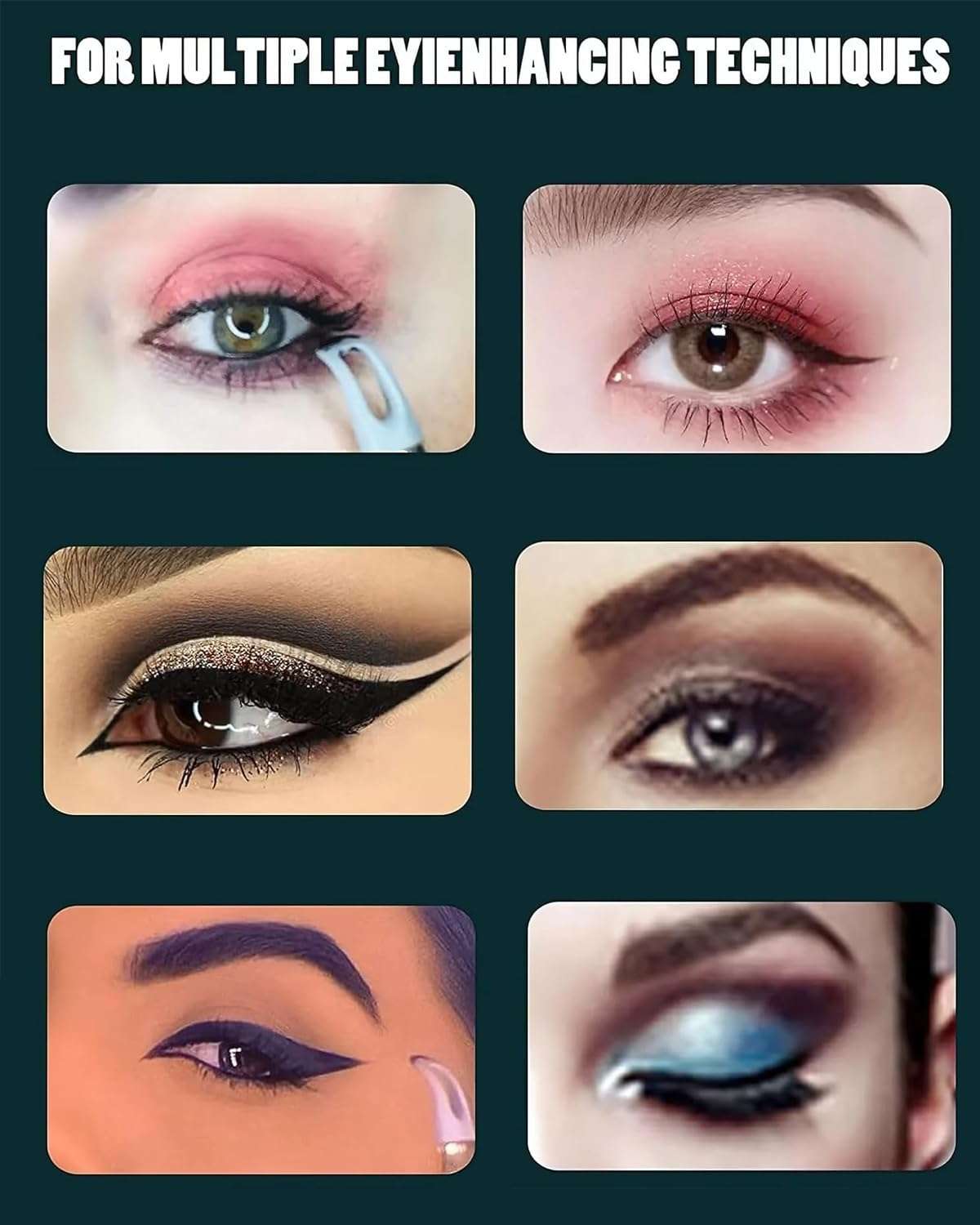 MittiJoy Silicone Eyeliner Brush, Black, Flexible, Easy No-Skip Eyeliner, Perfect for Daily Makeup & Special Occasions, Ideal Gift for Women 5