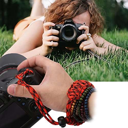 Practical Camera Wrist Strap Hand Grip Outdoor Adjustable Paracord Lanyard for Camcorders Binoculars Cameras 2