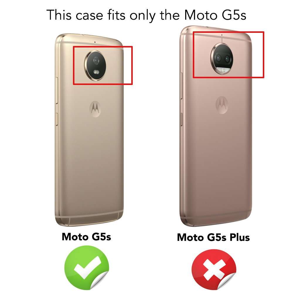 NALIA Case Compatible with Motorola Moto G5S, Silicone Ultra-Thin Protective Phone Cover Rugged Rubber-Case Gel Soft Skin, Shockproof Slim Back Bumper Protector Smartphone Back-Case Shell - Black 4