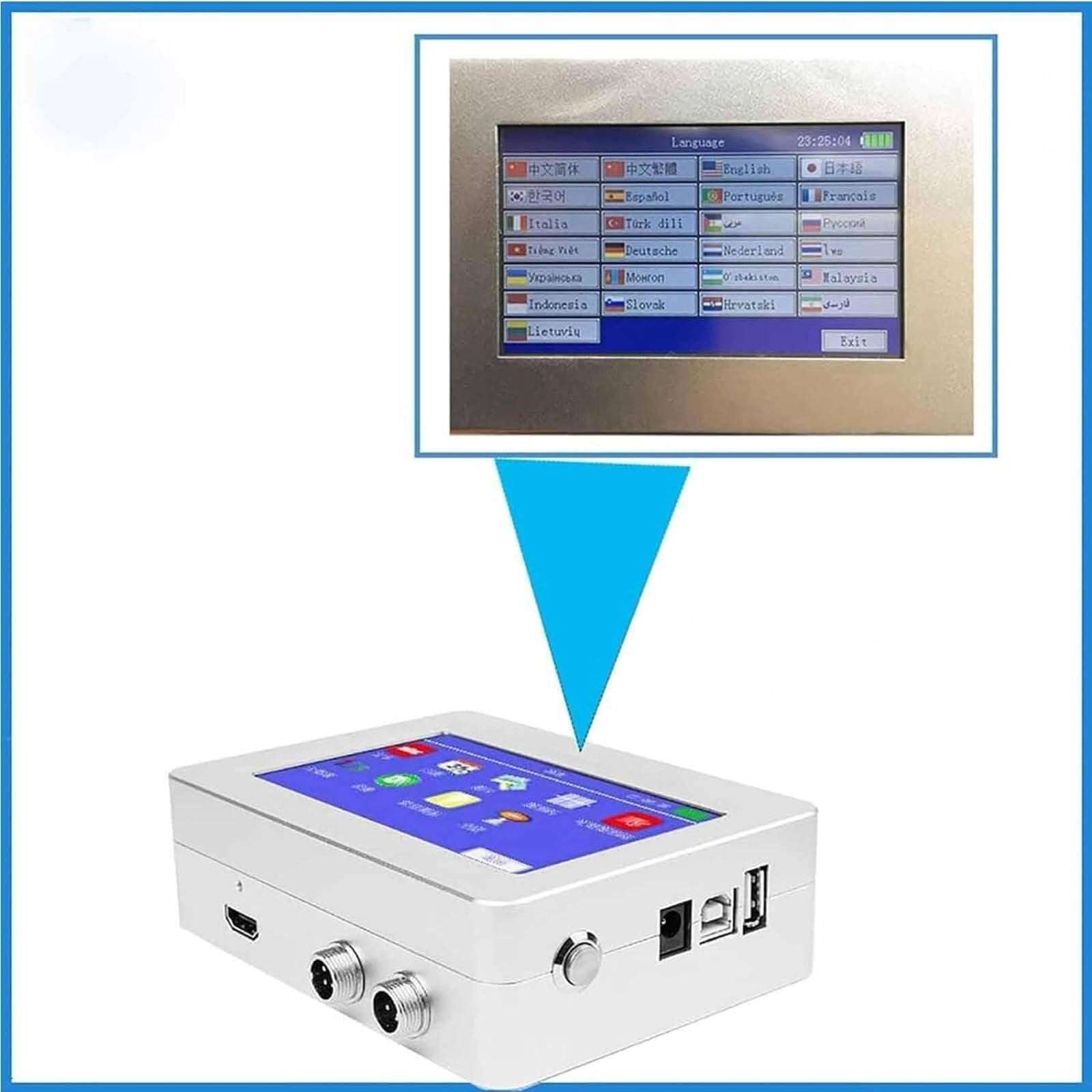 Portable Desktop Inkjet Printer,Intelligent Inkjet Coding Machine,Industrial Inkjet Printer,Mobile Inkjet Code Printer,Automatic Inkjet Coding Machine(12.7mm) 4