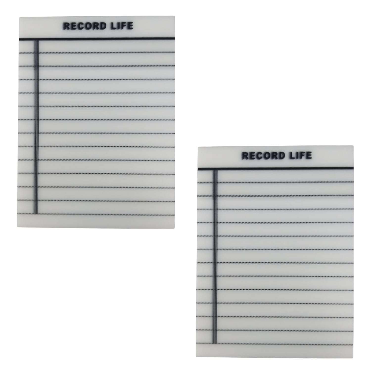 R H lifestyle Clear Transparent Daily Planner Sticky Notes to Do List Writing Note Pads (Record Life Pack of 2PCS) OS4814 1