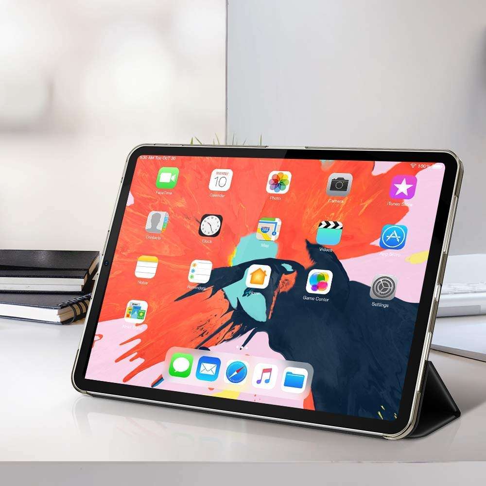 Original Case for iPad Pro 12.9 inch 2018 3rd Generation A1876/A1895/A2014/A1983 Ultra Slim Fit Hard Cover Pencill Compatible.Auto Wake/Sleep - Black 5