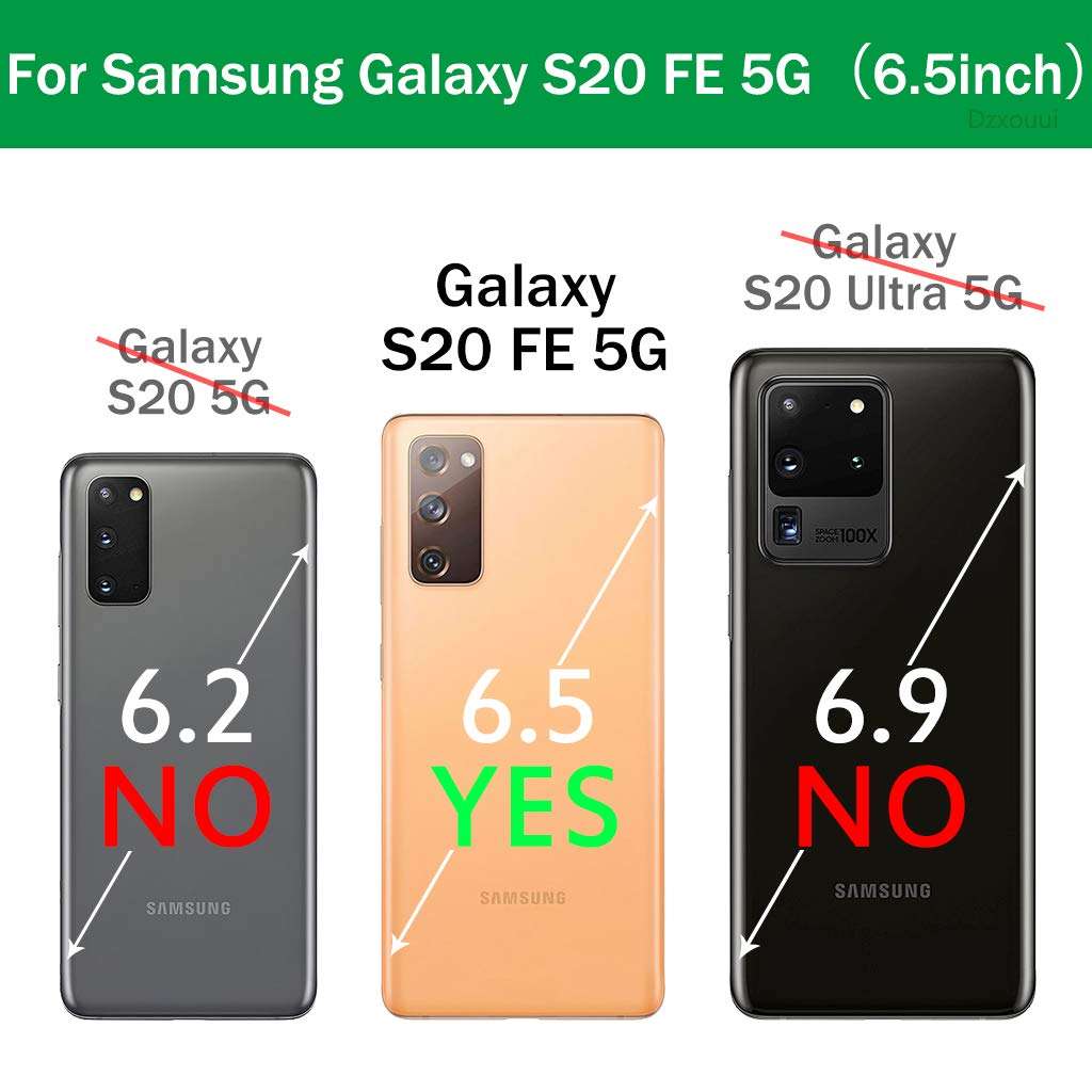 Dzxouui for Samsung S20 FE 5G Case, Samsung S20 FE Case, Samsung Galaxy S20 Fan Edition Case,Protective Phone Cover Shockproof Soft TPU Case for Samsung Galaxy S20 FE 5G / S20 Fan Edition(DL-Red) 2