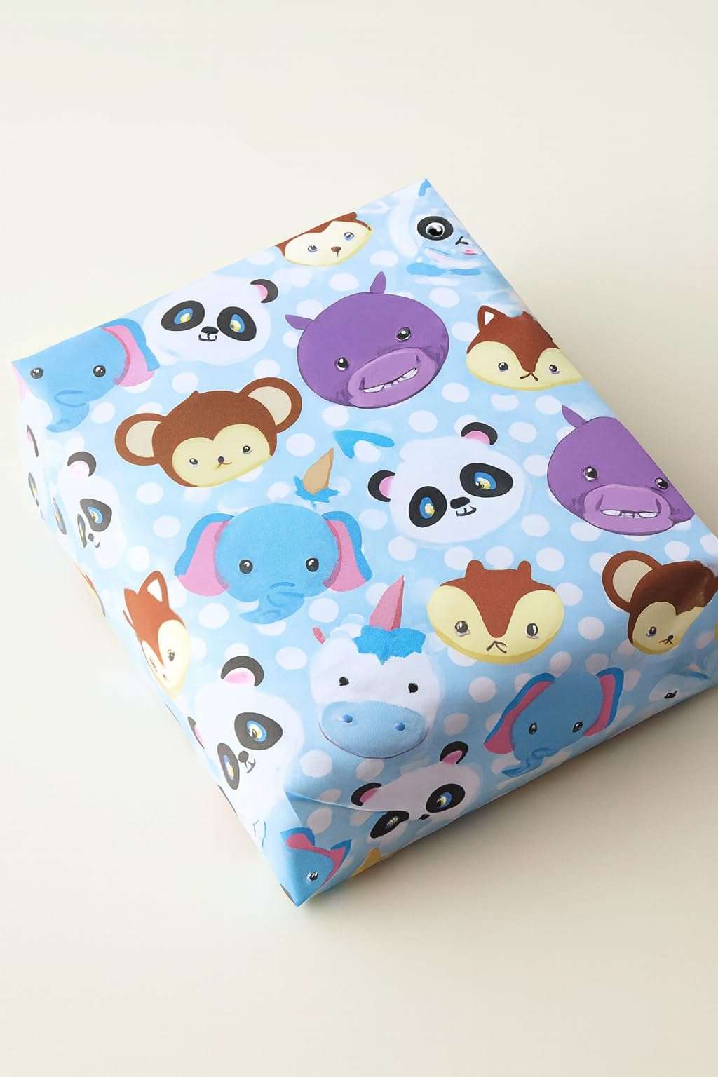 Naayva Jungle Theme Gift Wrapping Paper Sheets for Birthday & Baby Shower Gifts | Cute Decorative Gift Wrap for Kids | Pack of 15 1