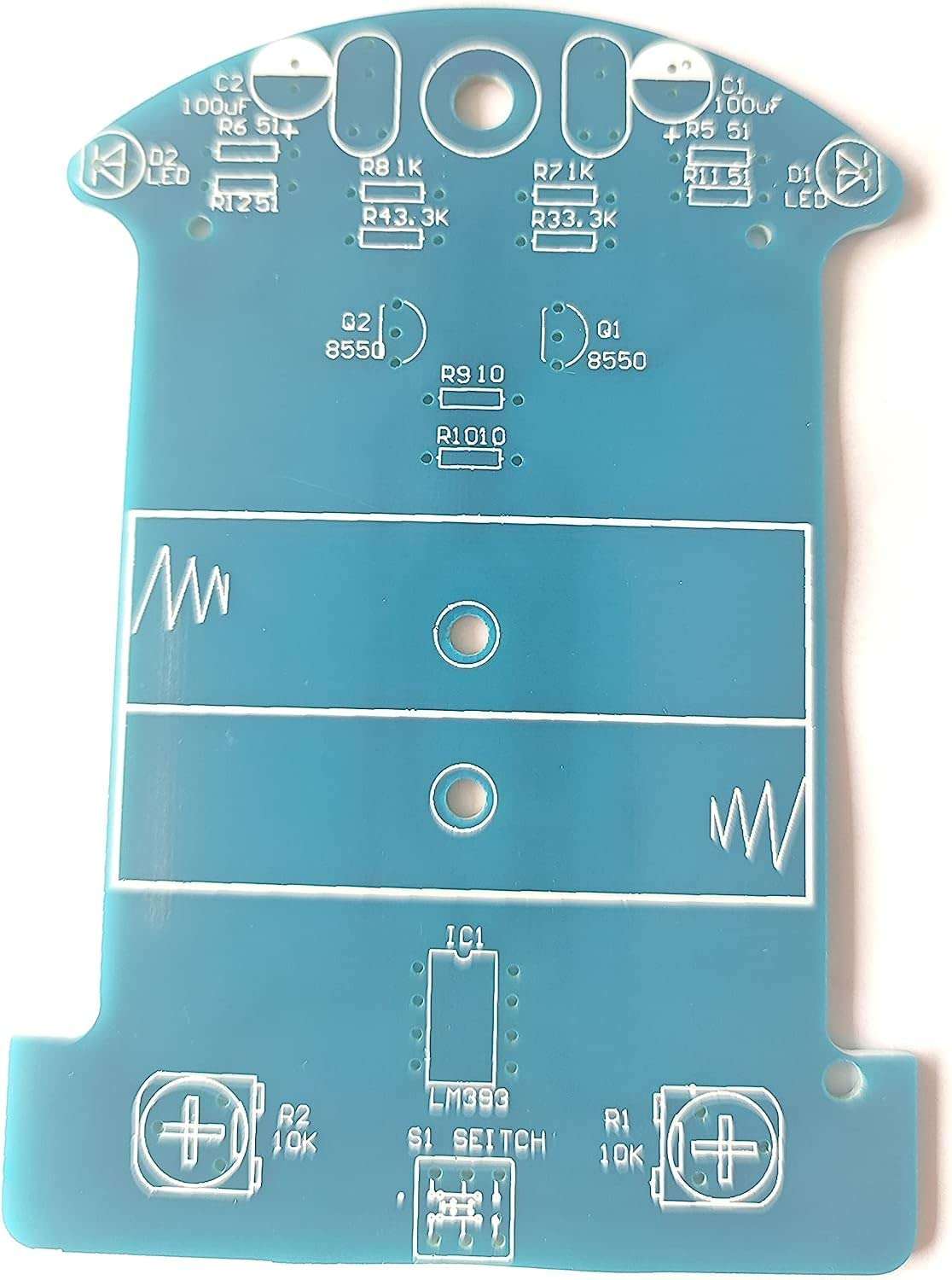 WWZMDiB-DIY Learning Kit Introductory Electronic Components Kit Birthday Gift Desktop Decorations(Fun DIY Soldering Kit,D2-1 Intelligent Tracking Line Smart Car) 3