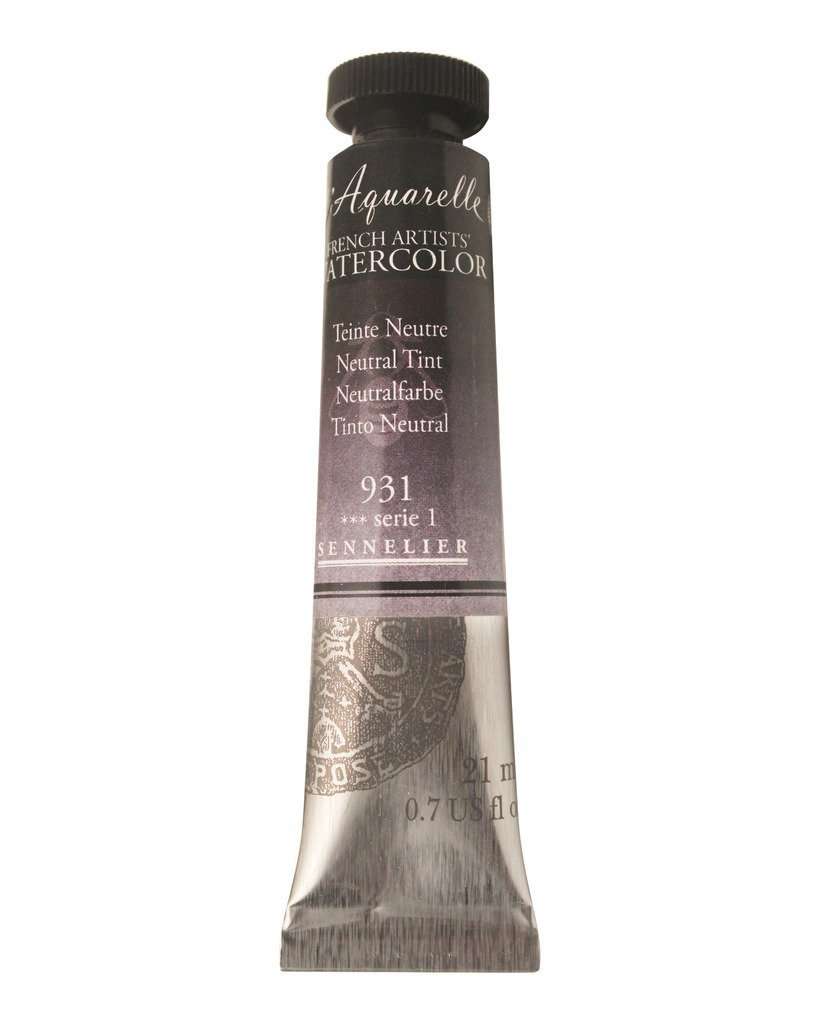Sennelier lAquarelle French Artists Watercolour (Chinese White, 21 ml)