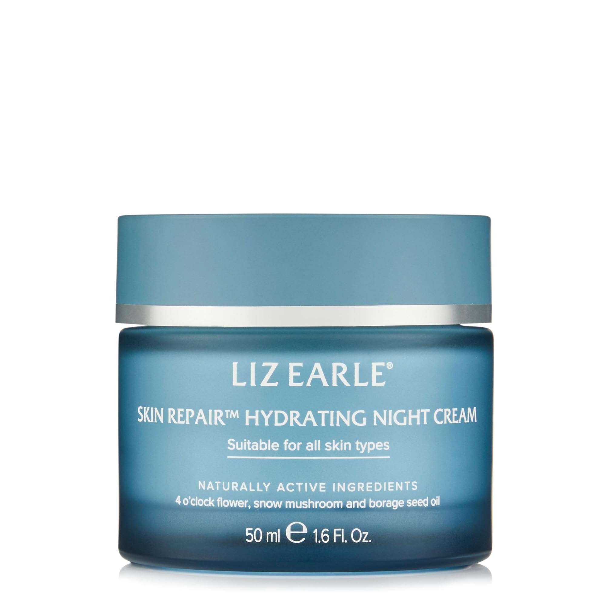 Liz Earle Skin Repair Hydrating Night Cream - Deeply Replenishing Face Moisturizer to Help Reduce Signs of Fatigue and Boost Hydration - Enriched with Plant-Based Hyaluronic Acid & Niacinamide (50 ml) 1