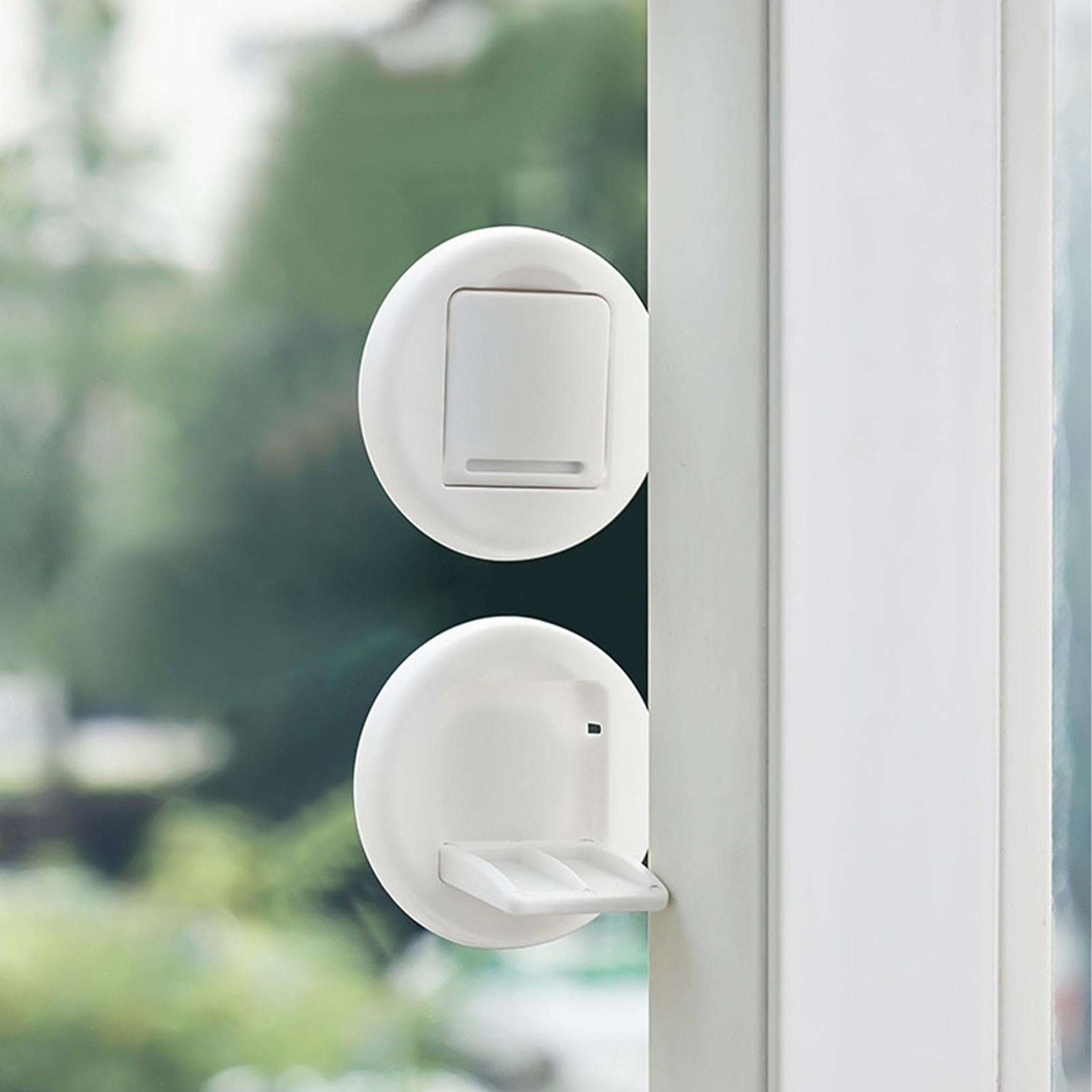 Sliding Door Locks - Child Safety Sliding Glass Door Lock | No Drilling Baby Proof Sliding Door Lock Provides More Security, Anti-Theft Window Limit Lock, Anti-Fall Sliding Door Lock For Baby & Pets 3