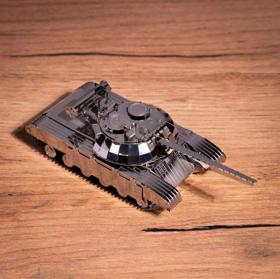 METAL-TIME Bulat T-64, 3D Puzzles for Adults or Teens, DIY Metal Puzzle Model Kit, 3D Metal Model Brain Teaser Puzzle - Great Gift Idea, 67 PCS. 6