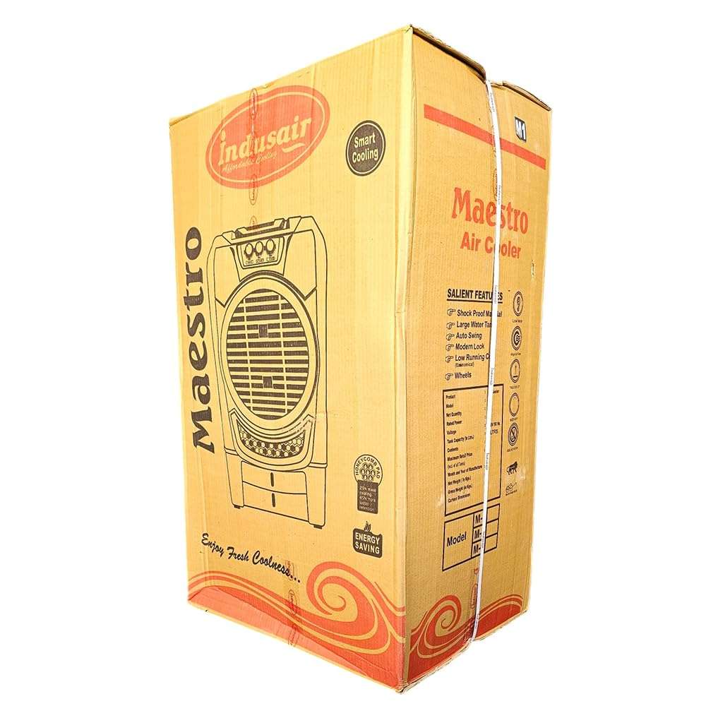 ForeSpace - Maestro-M4H - 75 Litres Desert Air Cooler for home | For Larger Room| High Density Honeycomb Pads | High-Speed | Ever-last Pump | Humidity Control - White 6