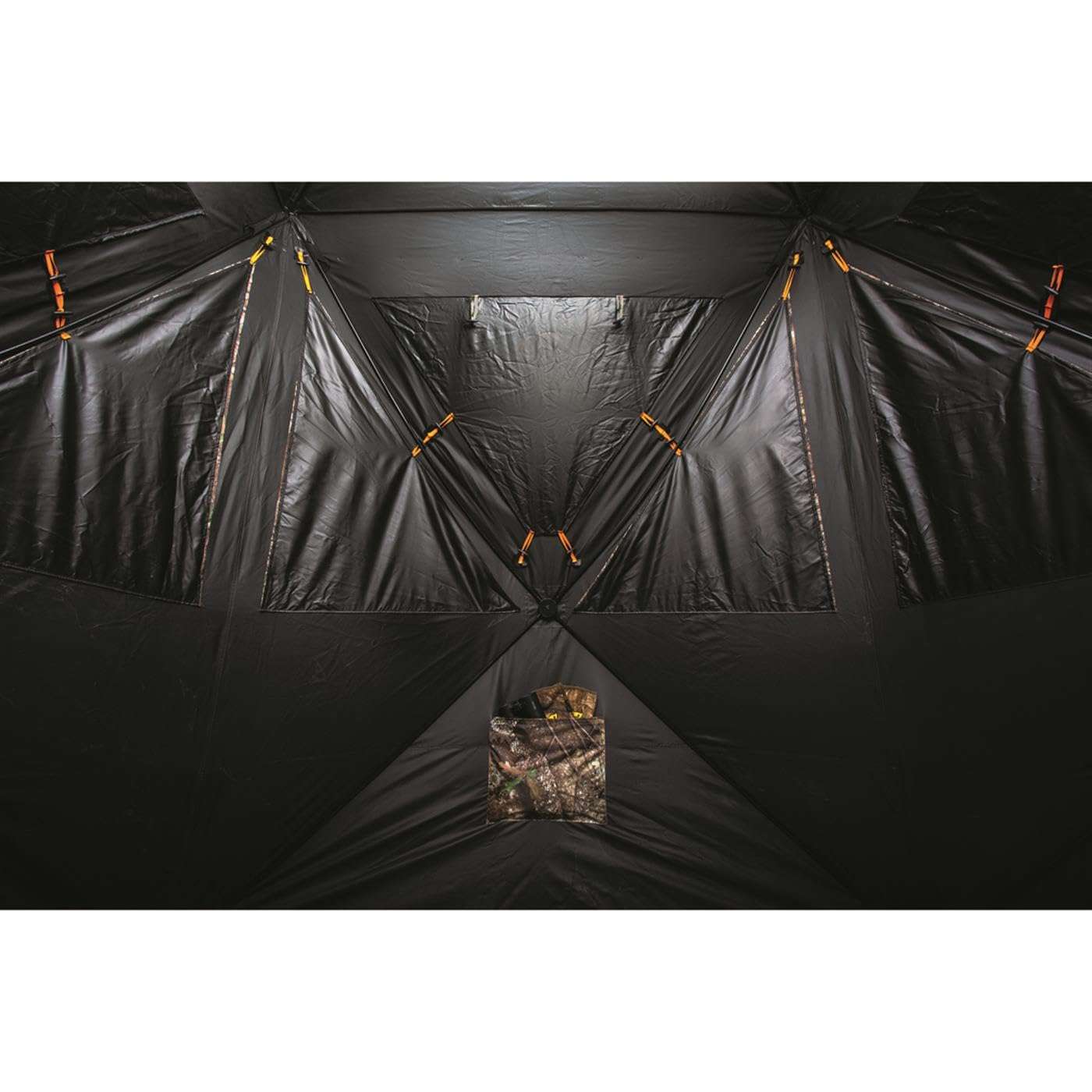 Guide Gear Flare XL Tall Hunting Ground Blind, See-Through, 360 View, 2-3 Person Pop-up Tent, Turkey, Duck, Deer Hunting Gear Equipment Accessories RT APX 6