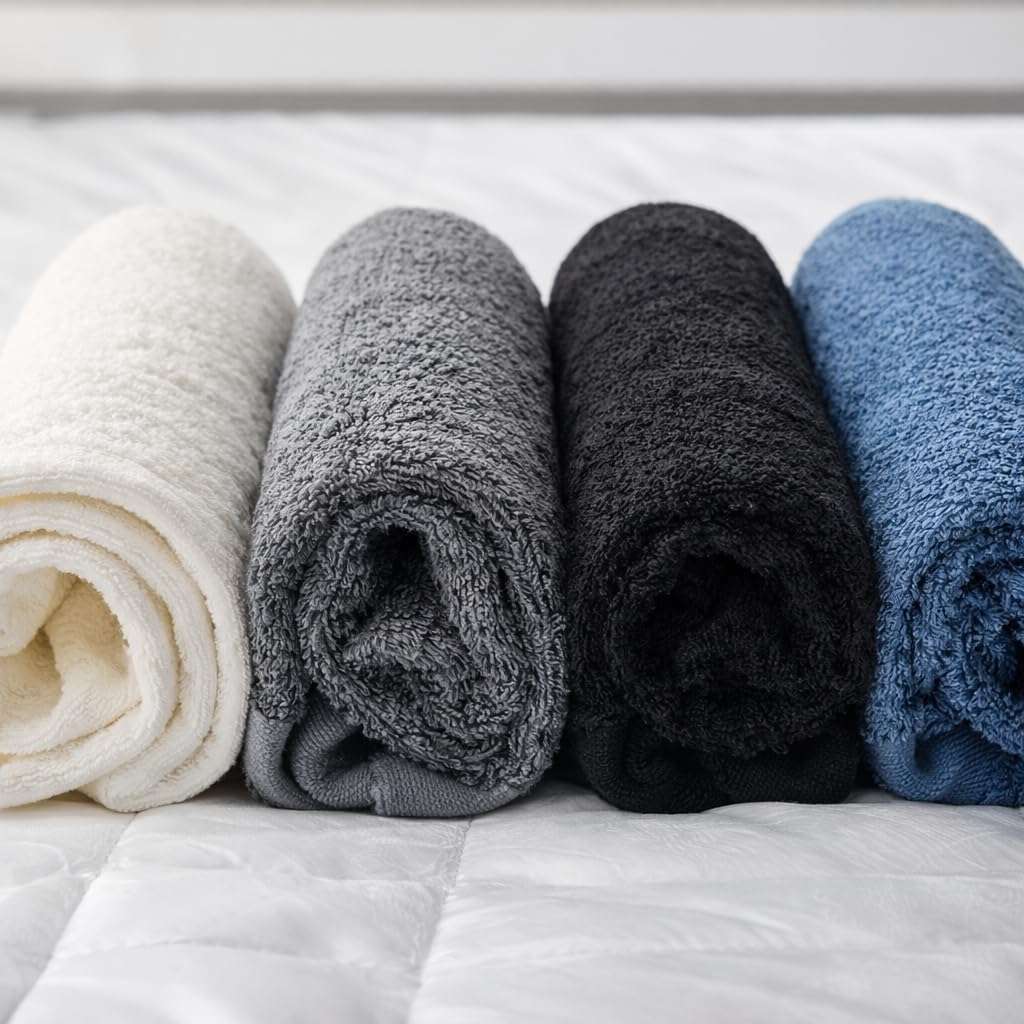 Premium Terry Cotton Face Towels Set of 3 – Super Soft, Quick Dry & Ultra Absorbent – for Home, Gym, Bathroom & Travel 5