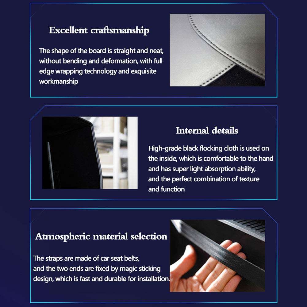 MNSSRN 27-Inch Computer Screen Hood, Anti-Stray Light and Anti-Peeping Eye Protection Baffle, Suitable for Apple iMac/Imacpro Model Computers, Suitable for Frame Width 65CM,Gray 5