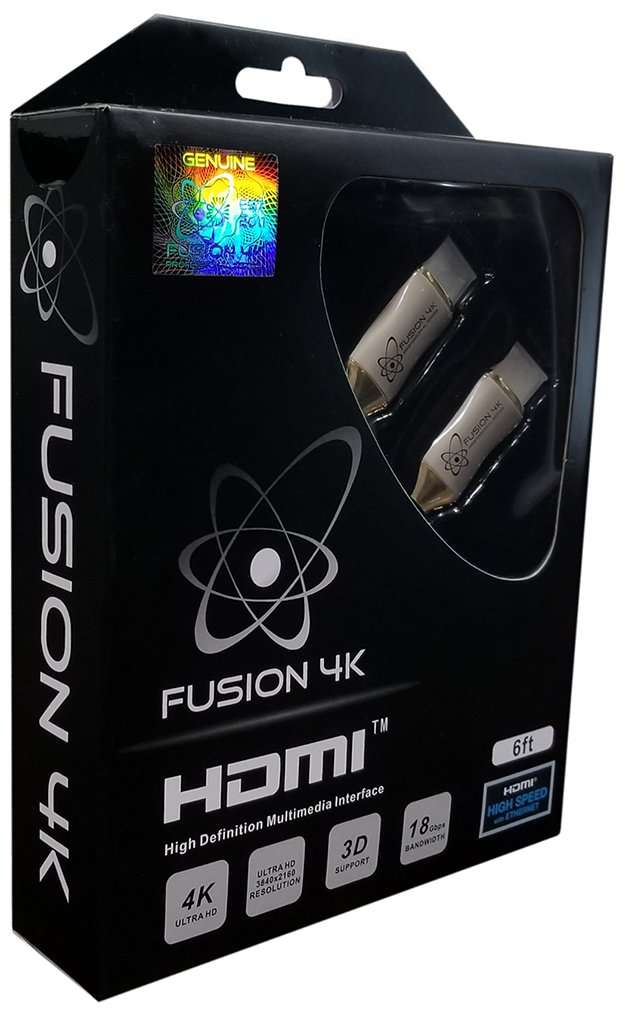 Fusion4k High Speed 4K HDMI Cable (4K @ 60Hz) - Professional Series (6 Feet) 3