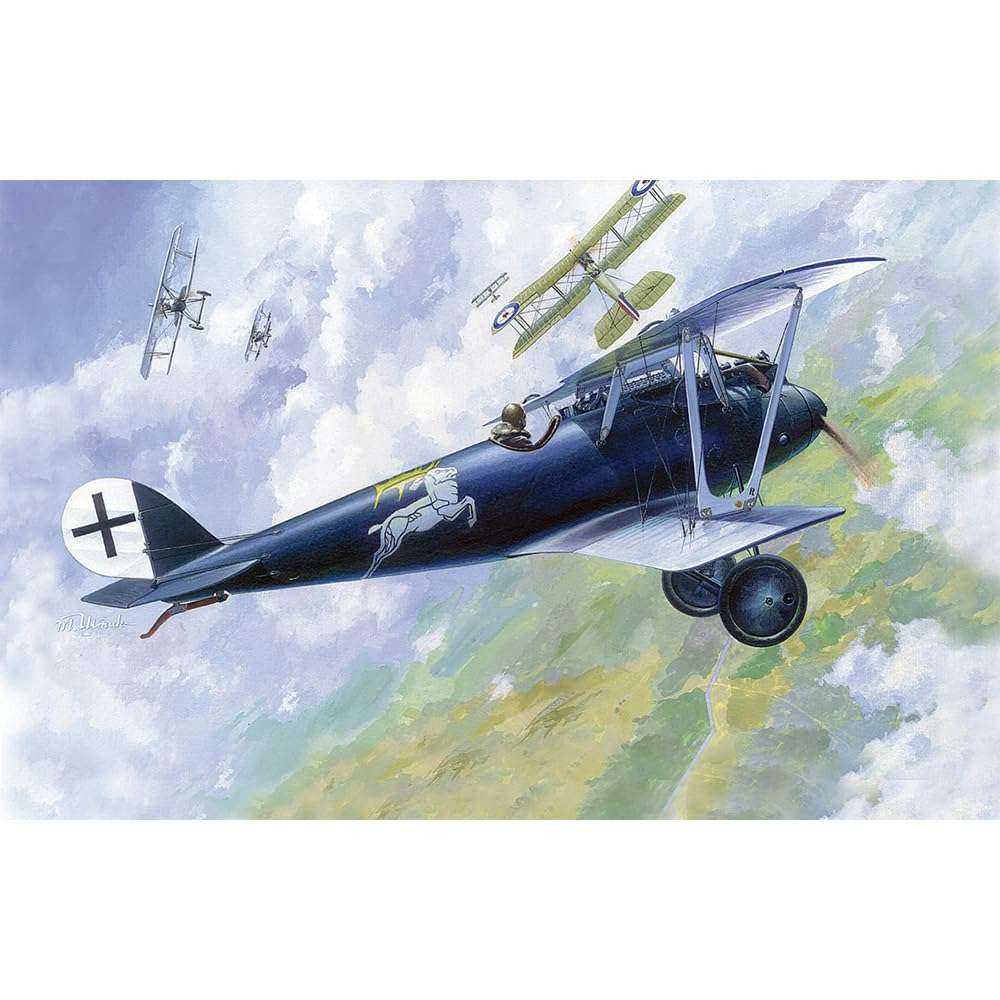 Roden Pfalz D.IIIA German Biplane Fighter Airplane Model Kit
