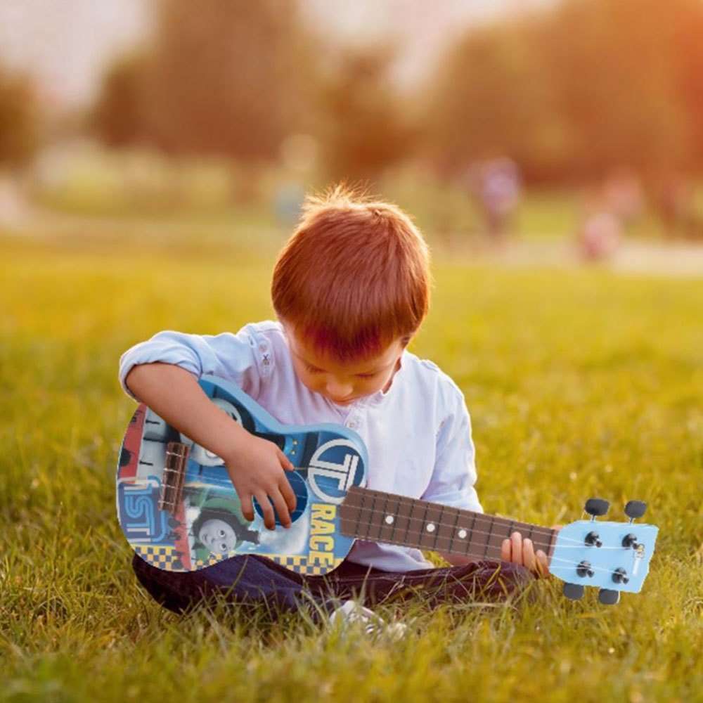 Sakar Thomas and Friends 21" Kids Guitar Toy GT1-01371 | Inspired Design, Easy-to-Hold, Thin Frets and Low String, Traditional Acoustic Guitar Shape, Secret Stickers, Real Tuning Gears (GT1-01085) 5