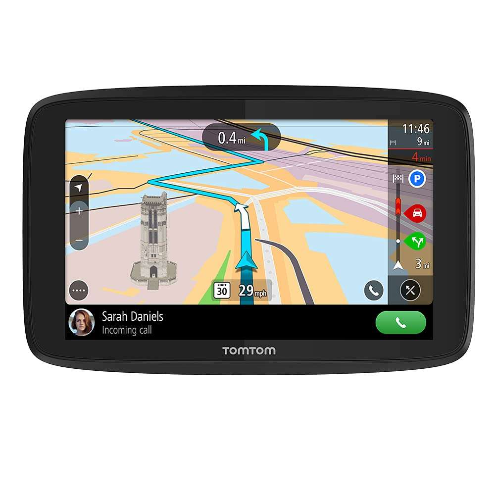 TomTom GO Supreme 5” GPS Navigation Device with World Maps, Traffic and Speed Cam alerts thanks to TomTom Traffic, Updates via WiFi, Handsfree Calling, Click-and-Drive Mount 1