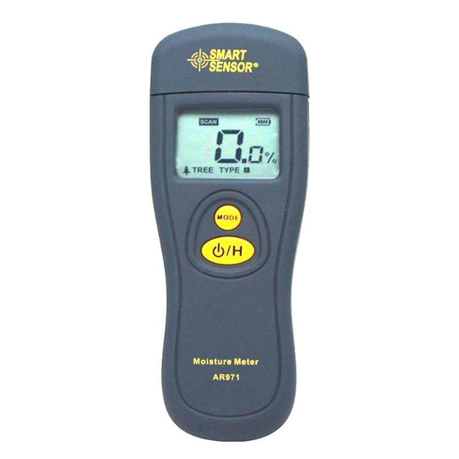 YYONGAO Water Quality Meter, Digital Wood Moisture Meter Timber Moisture Tester Hygrometer Moisture Analyzer Damp Detector Tree humity Meter AR971 1