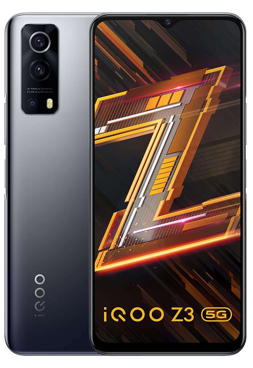 iQOO vivo Z3 5G (Ace Black, 6GB RAM, 128GB Storage) | India's First SD 768G 5G Processor | 55W FlashCharge | Upto 6 Months No Cost EMI 1